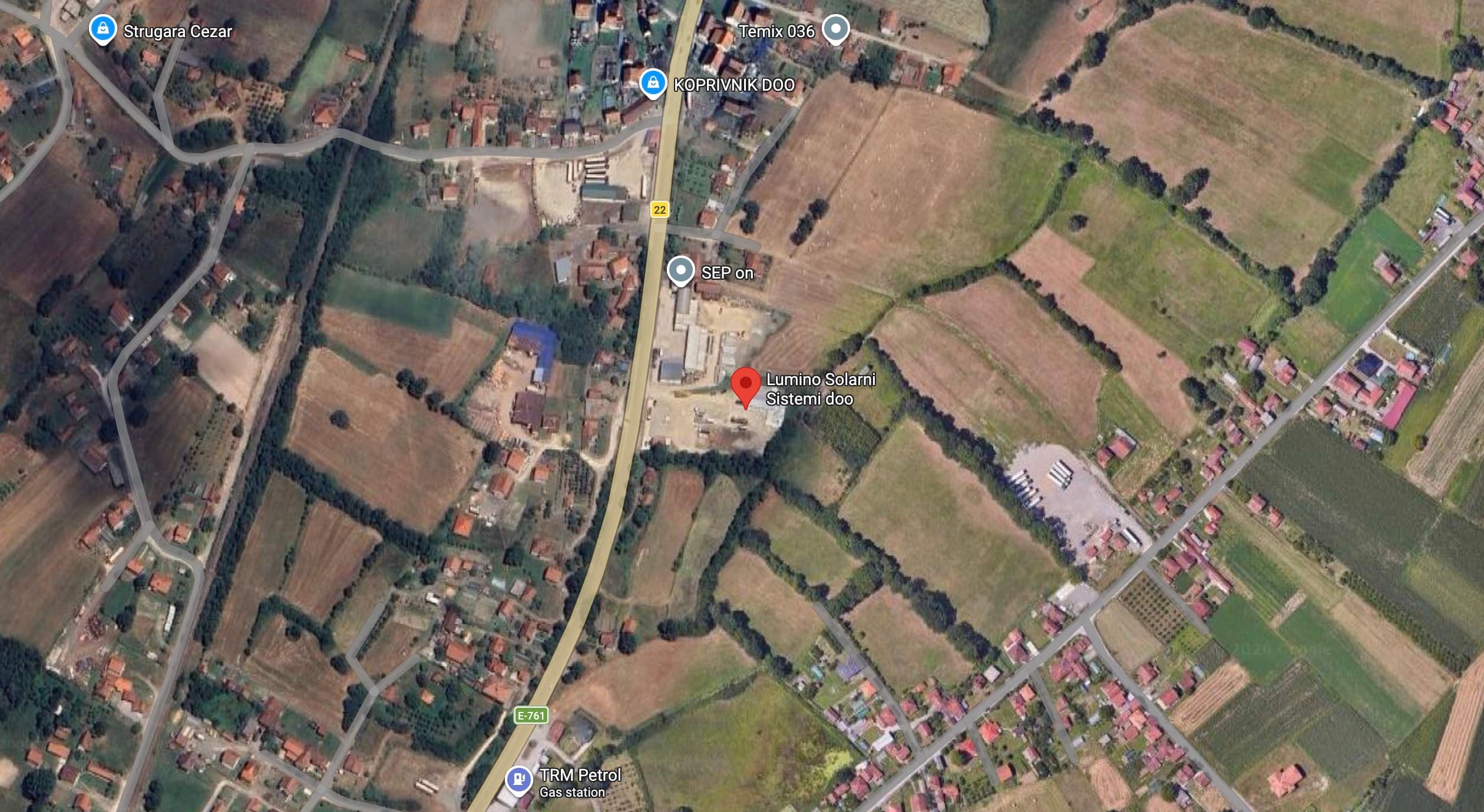 Mapa lokacije — Ibarska 121, Kraljevo
