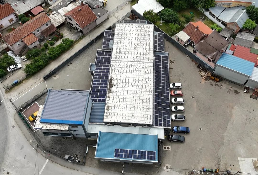 Čačak 50kW On-Grid — detalj instalacije