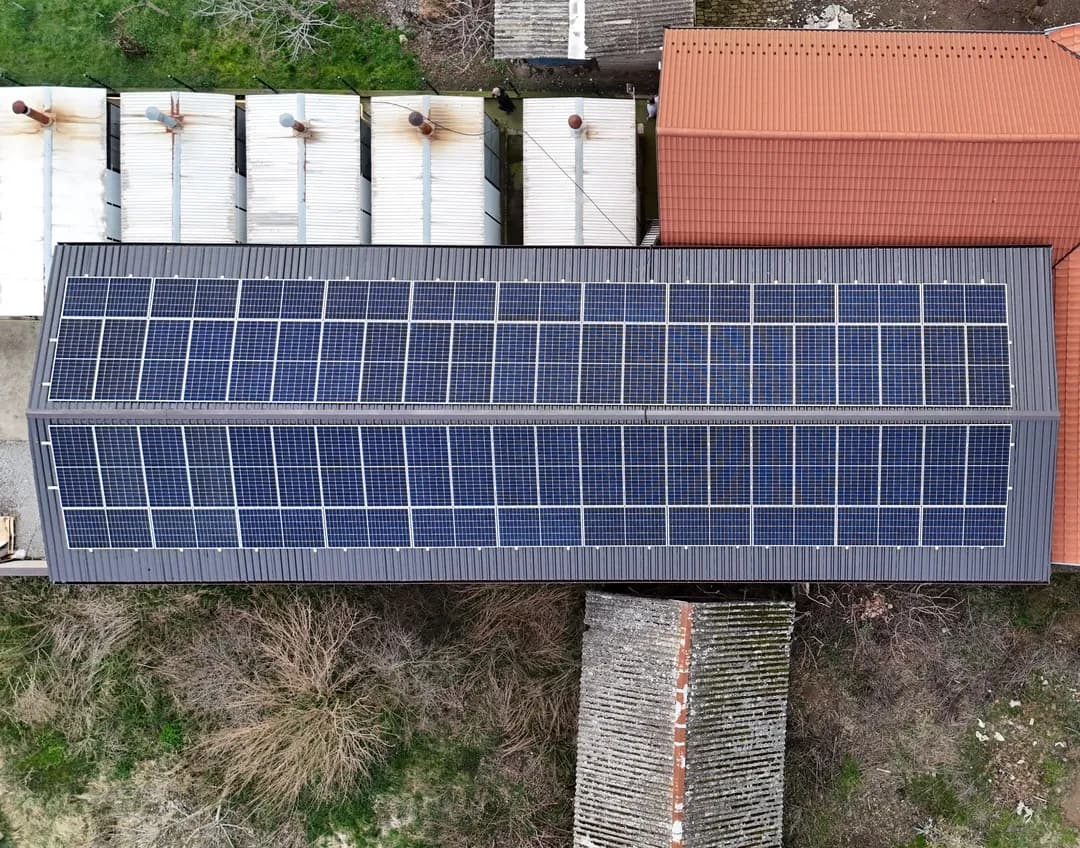 Ruma 38kW On-Grid — detalj instalacije